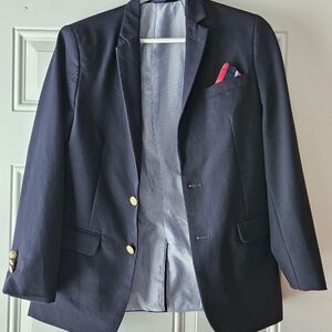 IZOD Boys Navy Blazer Size 16